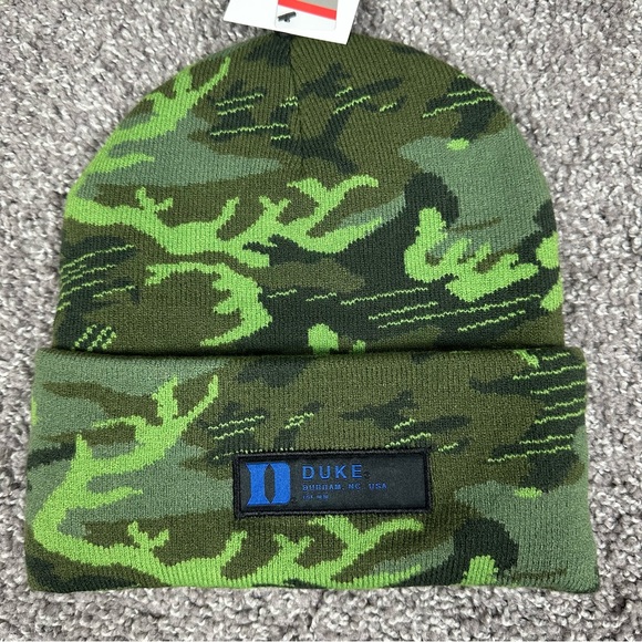 Nike Duke Blue Devils Military Salute Service Camo Knit Hat Beanie Unisex NWT - Picture 3 of 11